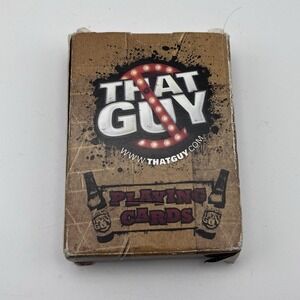 Military That Guy Playing Cards Deck US Army Public Health Campaign Rare